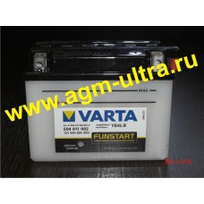 Мото аккумулятор Varta 12V 504 011 002-4Ач Funstart (YB4L-B)